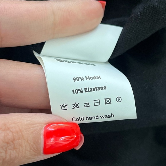 NWT bodssy cutout black bodysuit sz XS - Picture 16 of 16